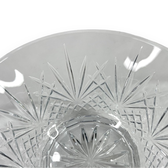 J.G. DURAND Coupe Villemont 9 3/4" Large Crystal Salad Serving Bowl France EUC - Picture 13 of 16